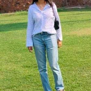 Mango Striped Shirt