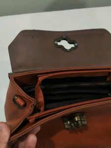 Chic Two-Tone Satchel Bag