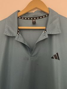 Adidas Men's Teal Polo Shirt