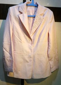Women's Embellished Pink Blazer