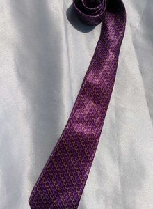 Purple Patterned Necktie