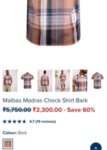 Best summer cotton Weird Fish Plaid Casual Shirt