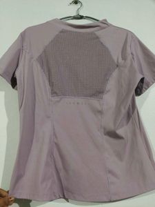 Women's Athletic Zip Neck Top and shorts