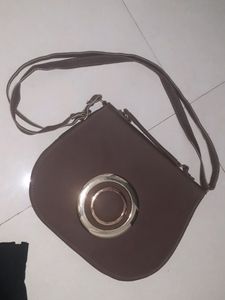 Unused Brown Sling Bag