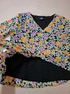 Floral Peplum Top
