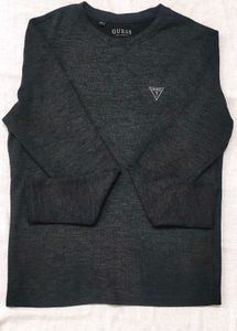 GUESS Men's Charcoal Shade Pullover