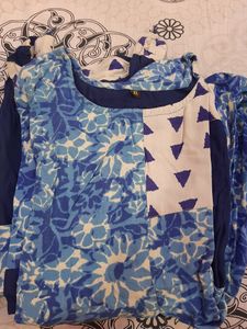 round floor length kurti