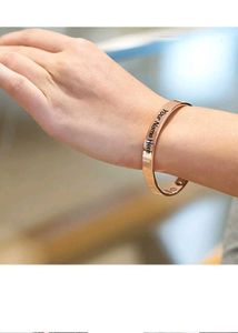 Customized Rose Gold Cuff Bracelet