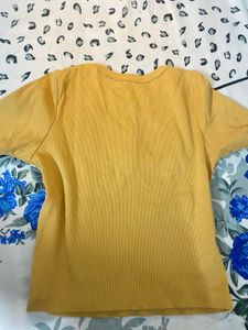 🌟Concrete Vibes Mustard Baby Tee