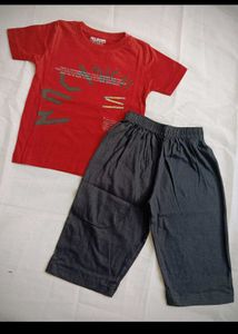 Boys T-Shirt & Short Set (Pack Of 2)