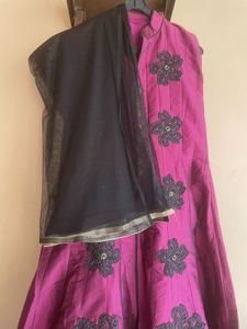 Elegant Pink Embroidered Anarkali