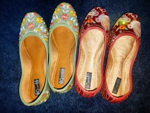 Embroidered Jutti Flats