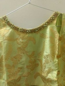 🔥699Only 💚 Designer Green Kurta Set with Dupatta