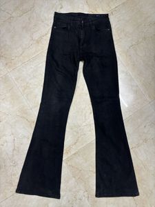 long boot cut jeans (black)