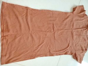 Terracotta Orange Bodycon Dress