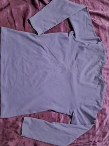 Y2k Lavender Vintage Aesthetic Fitted Top