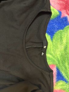 Black Dress with Puff Sleeves