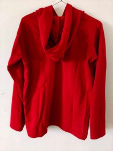 marroon hoodie