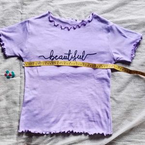 PRICE DROP🚨Cute Purple Beautiful Graphic Tee
