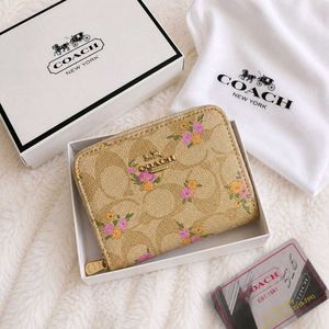 COACHZIPPER WALLET WITH PRINT WD BOX PREMIUM QUALI