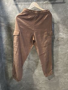 Brown Cargo Jogger Pants