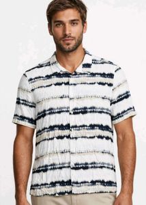 Men's Short Sleeve Tie-Dye Shirt