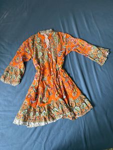 Bohemian Print Tunic Dress