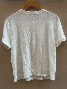 Classic White Crew Neck T-Shirt