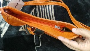 Savana Orange Crossbody Bag