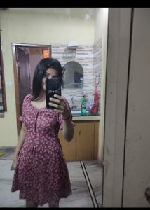 sale!!!Floral Print Mini Dress