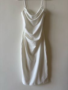 Elegant White Slip Dress
