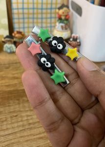 Studio Ghibli hair clips set of 2