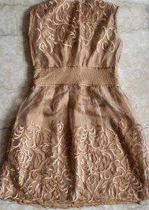 Luxury Embroidered Organza Party Dress
