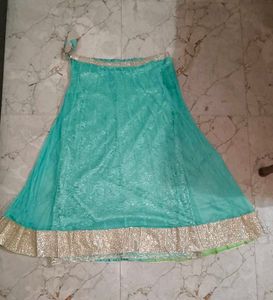Beautiful Teal Net Skirt