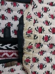 Reversible Quilted Jaipuri cotton jacket