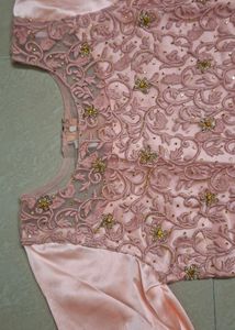 Blush Pink Embroidered gown
