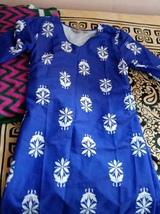 Blue Printed Kurta