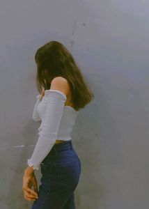 white off shoulder top
