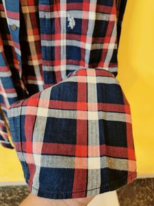 US Polo Assn Denim Co Checked Casual Shirt