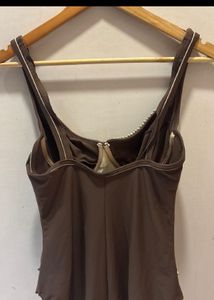 Chic Brown Bodysuit
