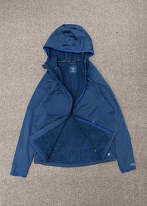 Mountain Hardwear Blue Full Zip Hoodie