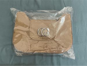 Beige Shoulder Handbag