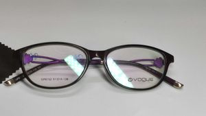 Vogue Eyeglasses Frames Purple Heart Detail