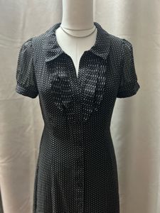 Chic Polka Dot Button-Up Blouse