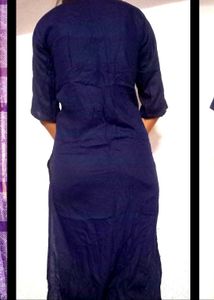 Navy Blue Kurti