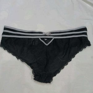 🥰 Women's Black Lace Trim Panties