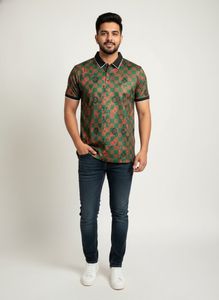 Men's Designer Polo Shirt size m import clothes