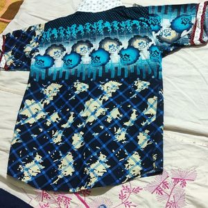 Cotton Printed shirt For 3 to 5 Years Boy