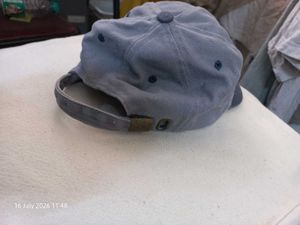 Grey Baseball Cap with Embroidery