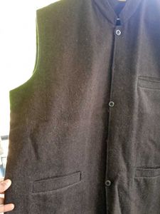 Vintage Original Khadi Men's Dark Nehru Jacket